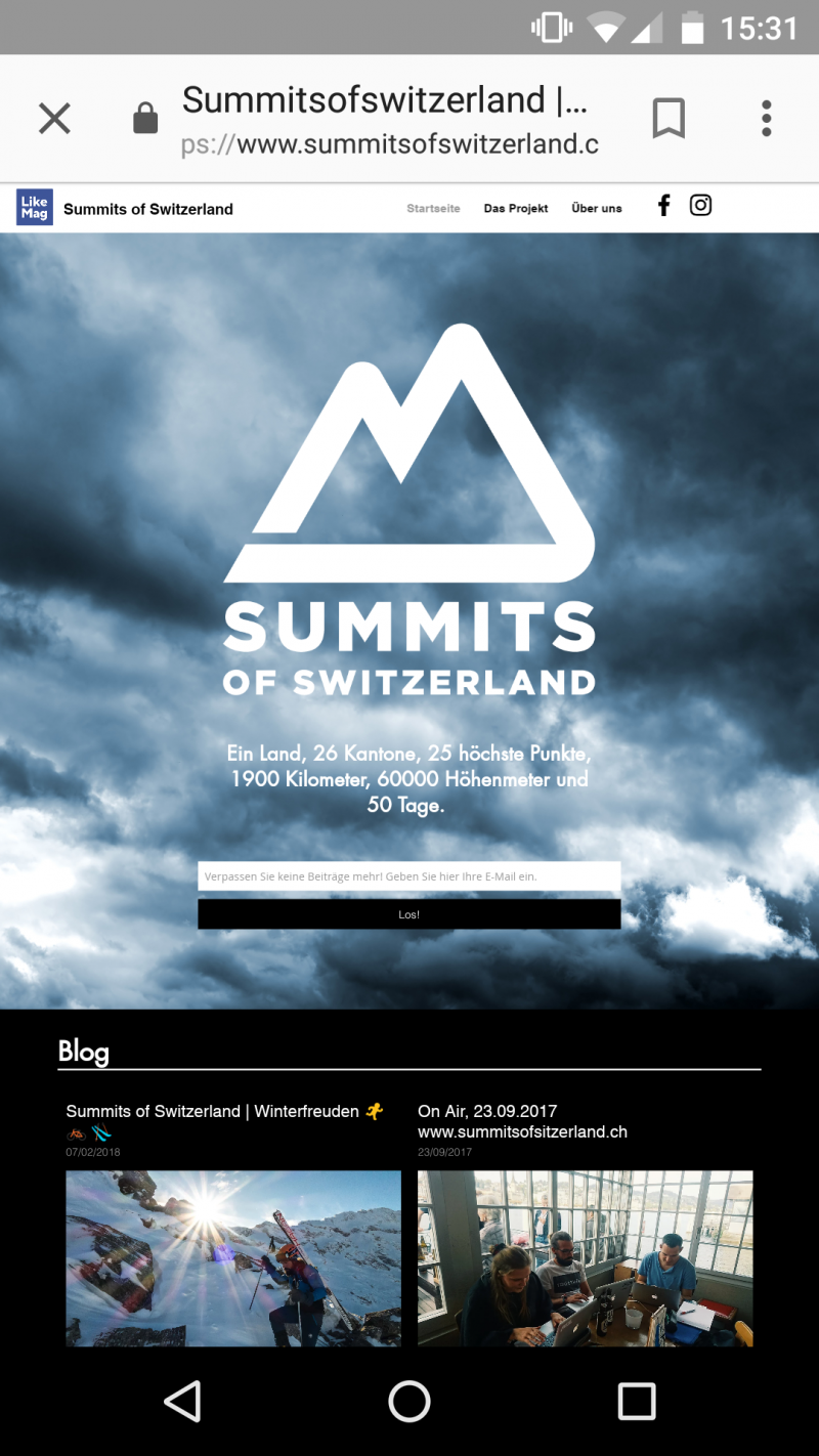 Summits of Switzerland